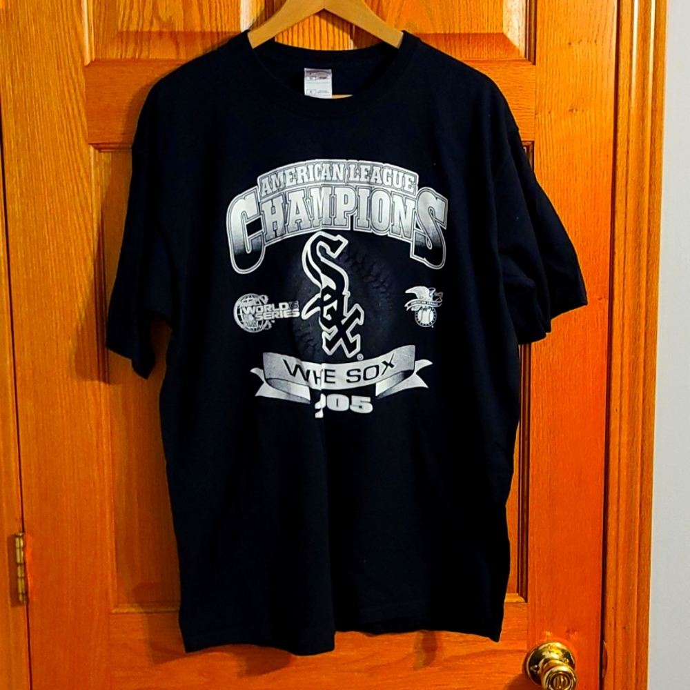 Vintage Chicago White Sox 2005 American League Champs T Shirt XL